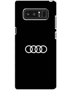 Чохол для Samsung Galaxy Note 8 (N950) з картинкою «Audi White Logo»
