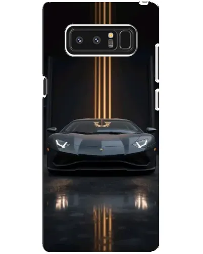 Чехол для Samsung Galaxy Note 8 (N950) с картинкой «Lamborghini золотые линии»