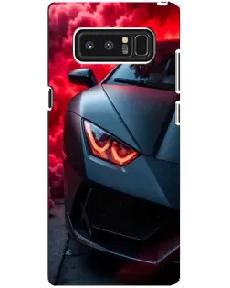 Чехол для Samsung Galaxy Note 8 (N950) с картинкой «Lamborghini красное сияние»