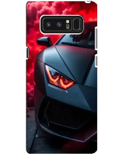 Чехол для Samsung Galaxy Note 8 (N950) с картинкой «Lamborghini красное сияние»