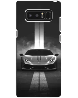 Чехол для Samsung Galaxy Note 8 (N950) с картинкой «Lamborghini симметрия дорог»