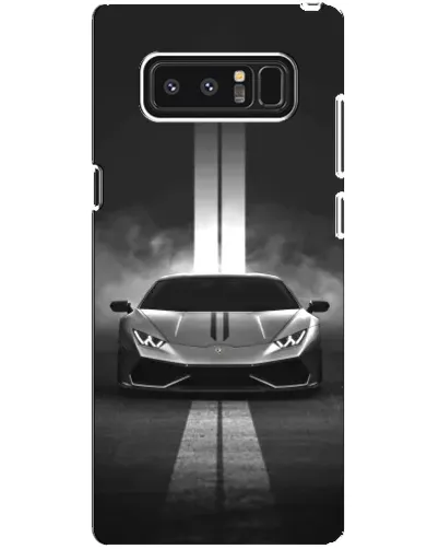 Чехол для Samsung Galaxy Note 8 (N950) с картинкой «Lamborghini симметрия дорог»