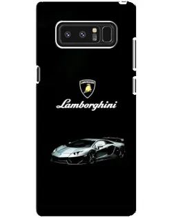 Чехол для Samsung Galaxy Note 8 (N950) с картинкой «Логотип Lamborghini классика»