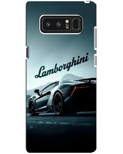 Чехол для Samsung Galaxy Note 8 (N950) с картинкой «Классическая надпись Lamborghini»