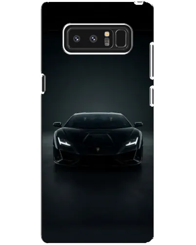 Чехол для Samsung Galaxy Note 8 (N950) с картинкой «Черный Lamborghini Aventador»