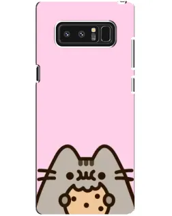 Чехол для Samsung Galaxy Note 8 (N950) с картинкой «Pusheen и печенье» Чехол для Samsung Galaxy Note 8 (N950) с картинкой «Pusheen и печенье»