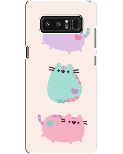 Чехол для Samsung Galaxy Note 8 (N950) с картинкой «Pusheen трио» Чехол для Samsung Galaxy Note 8 (N950) с картинкой «Pusheen трио»