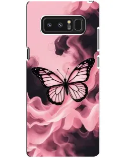Чехол для Samsung Galaxy Note 8 (N950) с картинкой «Бабочка в дыму» Чехол для Samsung Galaxy Note 8 (N950) с картинкой «Бабочка в дыму»