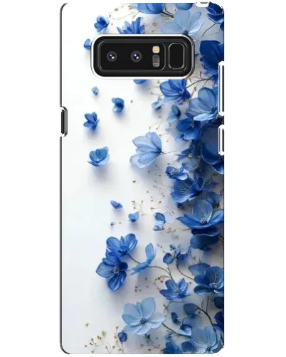 Чехол для Samsung Galaxy Note 8 (N950) с картинкой «Голубой цветочный каскад» Чехол для Samsung Galaxy Note 8 (N950) с картинкой «Голубой цветочный каскад»
