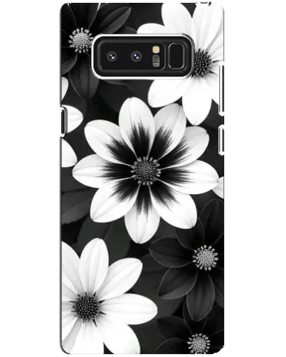 Чехол для Samsung Galaxy Note 8 (N950) с картинкой «Монохромные астры» Чехол для Samsung Galaxy Note 8 (N950) с картинкой «Монохромные астры»