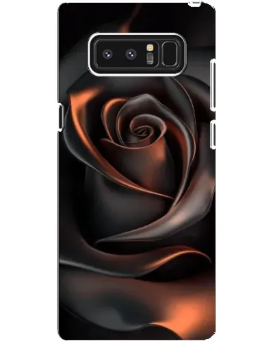 Чехол для Samsung Galaxy Note 8 (N950) с картинкой «Шелковая черная роза» Чехол для Samsung Galaxy Note 8 (N950) с картинкой «Шелковая черная роза»
