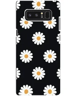 Чехол для Samsung Galaxy Note 8 (N950) с картинкой «Ромашки на черном» Чехол для Samsung Galaxy Note 8 (N950) с картинкой «Ромашки на черном»