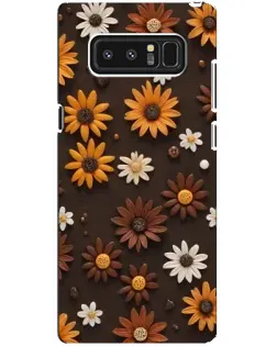 Чехол для Samsung Galaxy Note 8 (N950) с картинкой «Узор из маленьких подсолнухов» Чехол для Samsung Galaxy Note 8 (N950) с картинкой «Узор из маленьких подсолнухов»