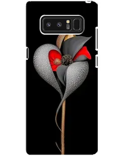 Чехол для Samsung Galaxy Note 8 (N950) с картинкой «Серебряный фантазийный цветок» Чехол для Samsung Galaxy Note 8 (N950) с картинкой «Серебряный фантазийный цветок»