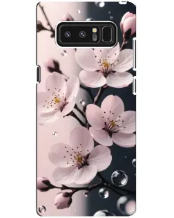 Чехол для Samsung Galaxy Note 8 (N950) с картинкой «Нежная сакура и капли» Чехол для Samsung Galaxy Note 8 (N950) с картинкой «Нежная сакура и капли»
