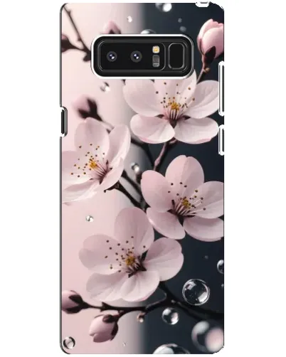 Чехол для Samsung Galaxy Note 8 (N950) с картинкой «Нежная сакура и капли» Чехол для Samsung Galaxy Note 8 (N950) с картинкой «Нежная сакура и капли»