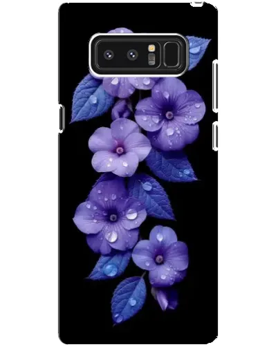 Чехол для Samsung Galaxy Note 8 (N950) с картинкой «Фиолетовые цветы с росою» Чехол для Samsung Galaxy Note 8 (N950) с картинкой «Фиолетовые цветы с росою»