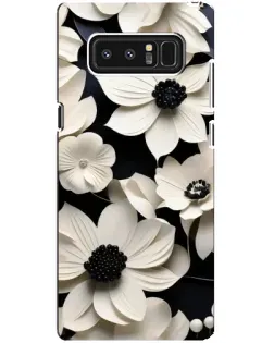 Чехол для Samsung Galaxy Note 8 (N950) с картинкой «Объемные белые цветы» Чехол для Samsung Galaxy Note 8 (N950) с картинкой «Объемные белые цветы»
