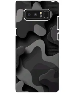 Чехол для Samsung Galaxy Note 8 (N950) с картинкой «Темный абстрактный камуфляж» Чехол для Samsung Galaxy Note 8 (N950) с картинкой «Темный абстрактный камуфляж»