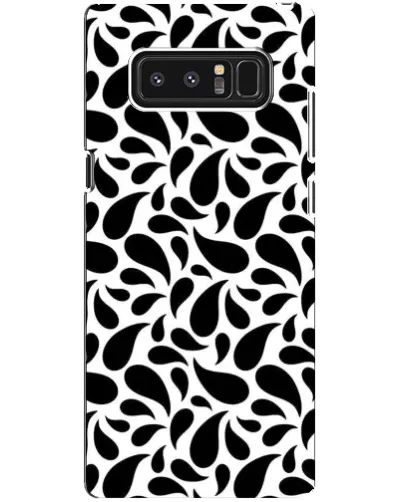Чехол для Samsung Galaxy Note 8 (N950) с картинкой «Контрастные черные капли» Чехол для Samsung Galaxy Note 8 (N950) с картинкой «Контрастные черные капли»