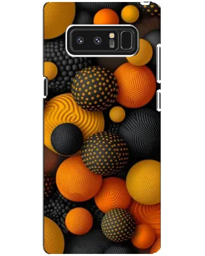 Чехол для Samsung Galaxy Note 8 (N950) с картинкой «Объемные оранжевые сферы» Чехол для Samsung Galaxy Note 8 (N950) с картинкой «Объемные оранжевые сферы»