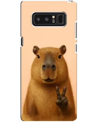 Чехол для Samsung Galaxy Note 8 (N950) с картинкой «Капибара виктория» Чехол для Samsung Galaxy Note 8 (N950) с картинкой «Капибара виктория»