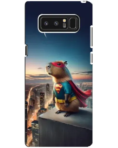 Чехол для Samsung Galaxy Note 8 (N950) с картинкой «Капи-мен супергерой» Чехол для Samsung Galaxy Note 8 (N950) с картинкой «Капи-мен супергерой»