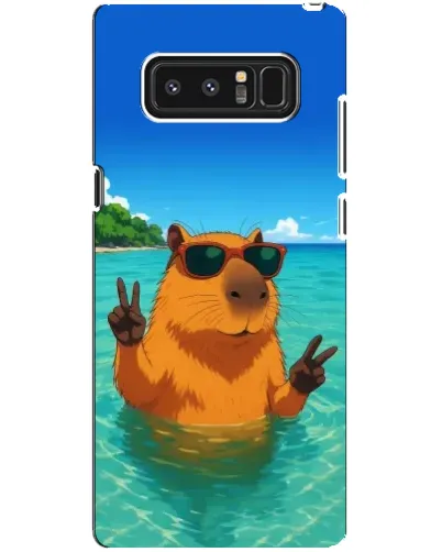 Чехол для Samsung Galaxy Note 8 (N950) с картинкой «Морская капибара» Чехол для Samsung Galaxy Note 8 (N950) с картинкой «Морская капибара»
