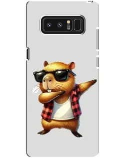 Чехол для Samsung Galaxy Note 8 (N950) с картинкой «Капибара рэпер даб» Чехол для Samsung Galaxy Note 8 (N950) с картинкой «Капибара рэпер даб»