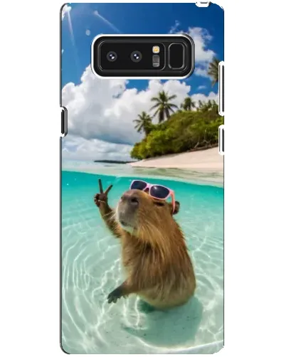 Чехол для Samsung Galaxy Note 8 (N950) с картинкой «Капибара на море» Чехол для Samsung Galaxy Note 8 (N950) с картинкой «Капибара на море»