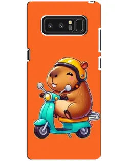 Чехол для Samsung Galaxy Note 8 (N950) с картинкой «Капибара на скутере» Чехол для Samsung Galaxy Note 8 (N950) с картинкой «Капибара на скутере»