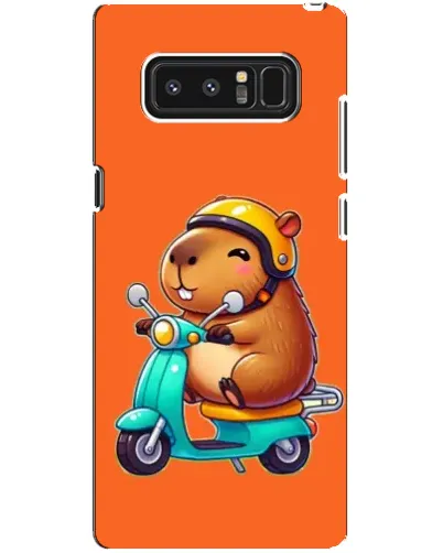 Чехол для Samsung Galaxy Note 8 (N950) с картинкой «Капибара на скутере» Чехол для Samsung Galaxy Note 8 (N950) с картинкой «Капибара на скутере»