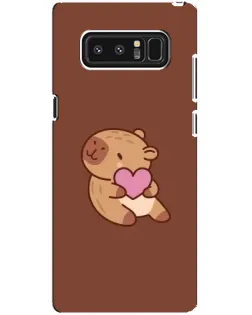 Чехол для Samsung Galaxy Note 8 (N950) с картинкой «Капибара с сердцем» Чехол для Samsung Galaxy Note 8 (N950) с картинкой «Капибара с сердцем»