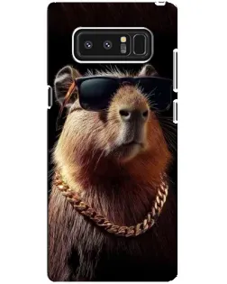 Чехол для Samsung Galaxy Note 8 (N950) с картинкой «Капибара золотая цепь» Чехол для Samsung Galaxy Note 8 (N950) с картинкой «Капибара золотая цепь»