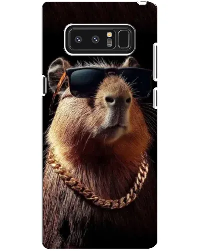 Чехол для Samsung Galaxy Note 8 (N950) с картинкой «Капибара золотая цепь» Чехол для Samsung Galaxy Note 8 (N950) с картинкой «Капибара золотая цепь»
