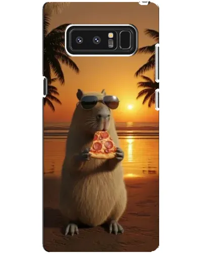 Чехол для Samsung Galaxy Note 8 (N950) с картинкой «Капибара с пиццей» Чехол для Samsung Galaxy Note 8 (N950) с картинкой «Капибара с пиццей»