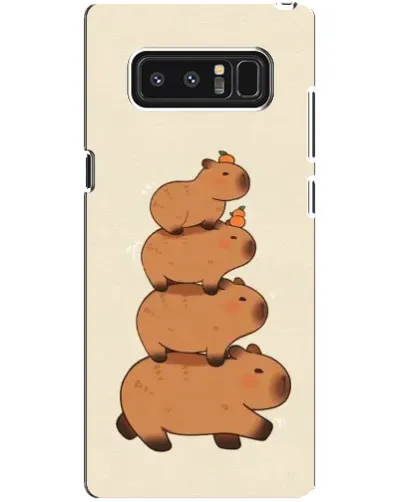 Чехол для Samsung Galaxy Note 8 (N950) с картинкой «Башня из капибар» Чехол для Samsung Galaxy Note 8 (N950) с картинкой «Башня из капибар»