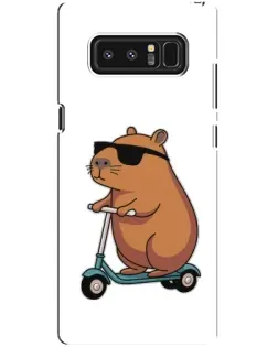 Чехол для Samsung Galaxy Note 8 (N950) с картинкой «Капибара на самокате» Чехол для Samsung Galaxy Note 8 (N950) с картинкой «Капибара на самокате»