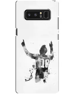 Чехол для Samsung Galaxy Note 8 (N950) с картинкой «Черно-белый силуэт Месси» Чехол для Samsung Galaxy Note 8 (N950) с картинкой «Черно-белый силуэт Месси»
