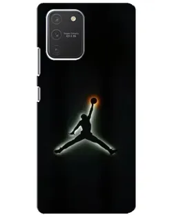 Чехол для Samsung Galaxy S10 Lite с картинкой «Jordan Gradient Logo»