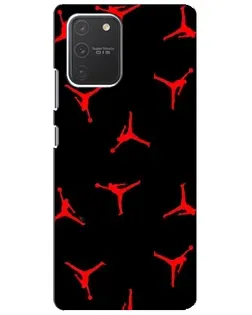 Чехол для Samsung Galaxy S10 Lite с картинкой «Jordan Red Pattern»