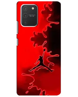 Чехол для Samsung Galaxy S10 Lite с картинкой «Jordan Red Smoke»