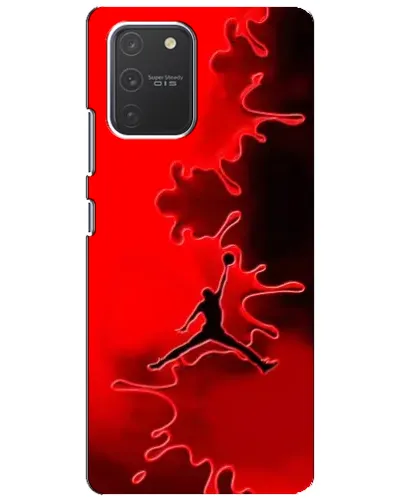 Чехол для Samsung Galaxy S10 Lite с картинкой «Jordan Red Smoke»