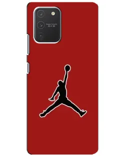 Чехол для Samsung Galaxy S10 Lite с картинкой «Jordan Red Back»