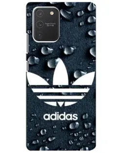 Чехол для Samsung Galaxy S10 Lite с картинкой «Adidas Trefoil Blue»