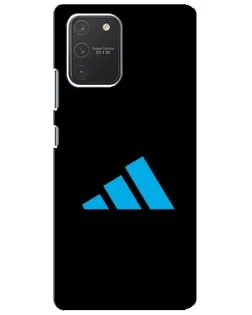 Чехол для Samsung Galaxy S10 Lite с картинкой «Adidas Cyan Logo»