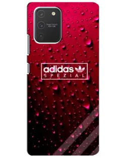 Чехол для Samsung Galaxy S10 Lite с картинкой «Adidas Gold Marble»