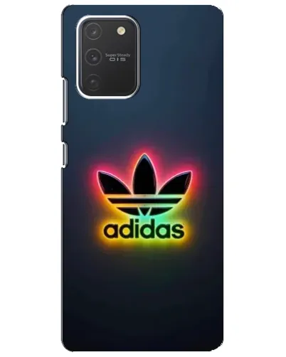 Чехол для Samsung Galaxy S10 Lite с картинкой «Неоновый Adidas»