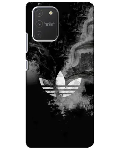 Чехол для Samsung Galaxy S10 Lite с картинкой «Абстрактный дым Adidas»