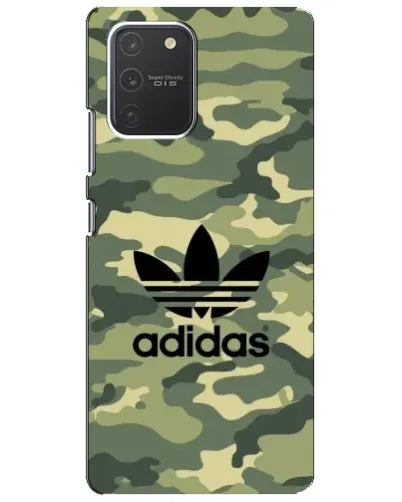 Чехол для Samsung Galaxy S10 Lite с картинкой «Милитари стиль Adidas»